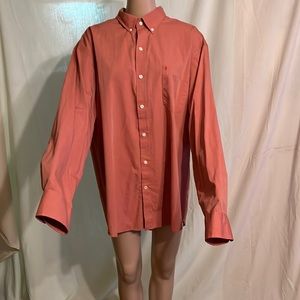 Izod Premium Essentials Mens Long Sleeve Button Shirt Size XL